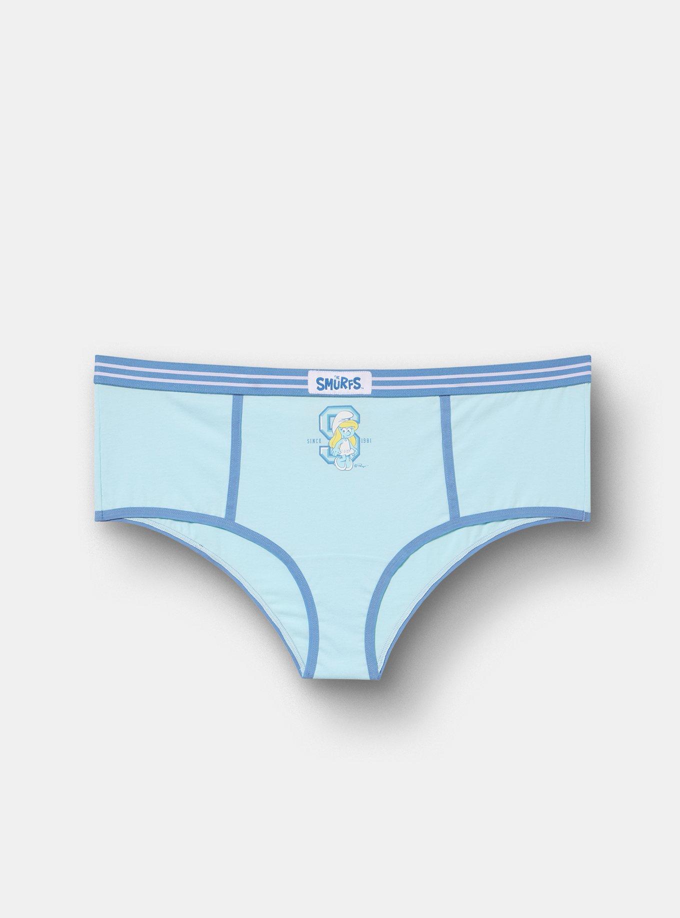 Smurfs Mid-Rise Cotton Cheeky Paty, MULTI, hi-res