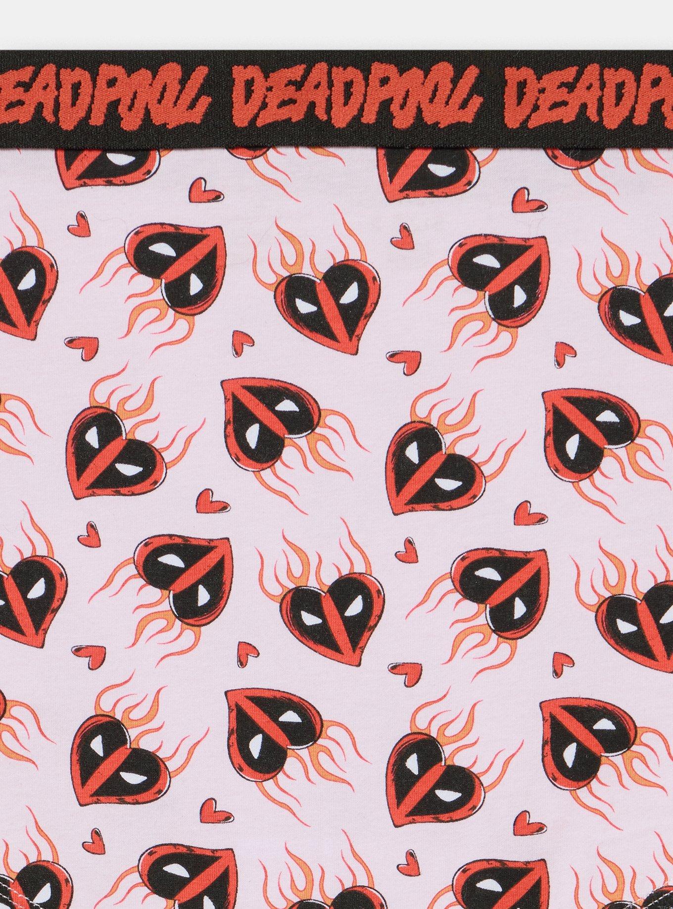 Deadpool Mid-Rise Cotton Boyshort Paty, MULTI, alternate