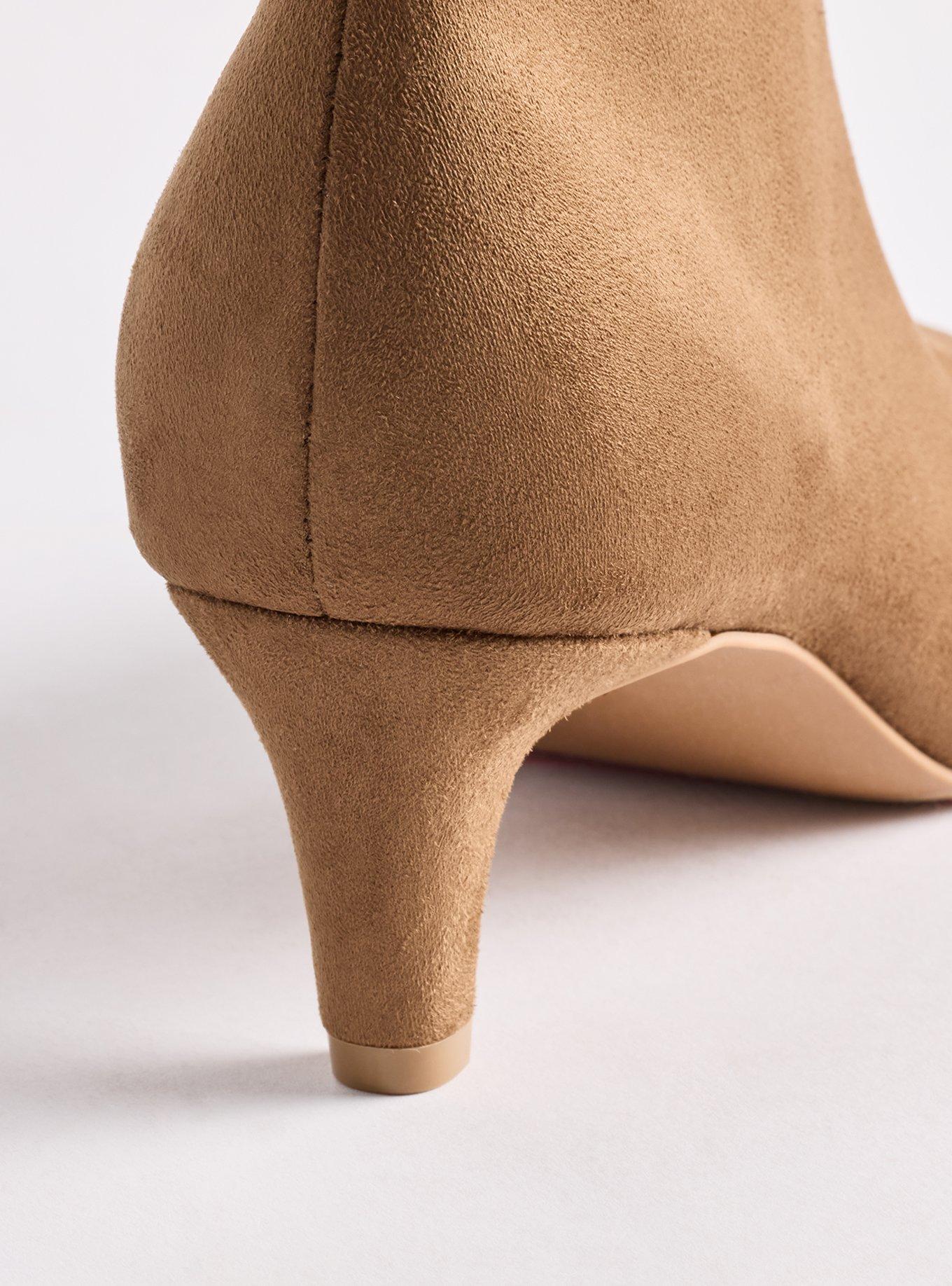 Kitten Heel Bootie (WW), TAUPE, alternate