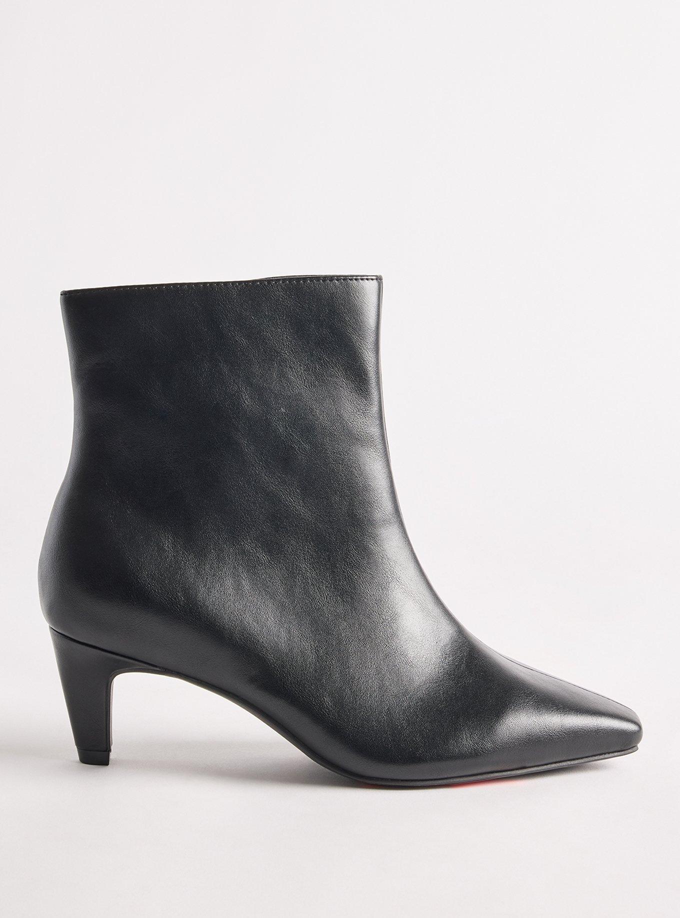 Kitten Heel Bootie (WW), BLACK, alternate
