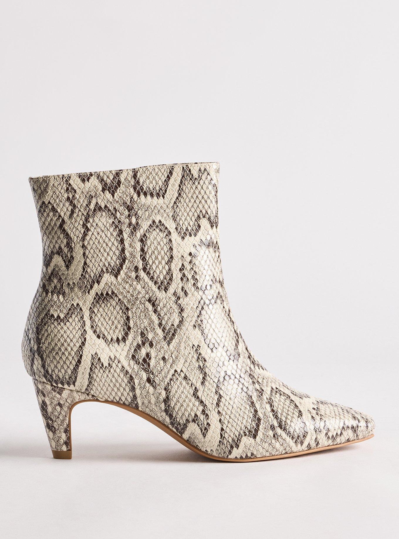 Kitten Heel Bootie (WW), SNAKE, alternate
