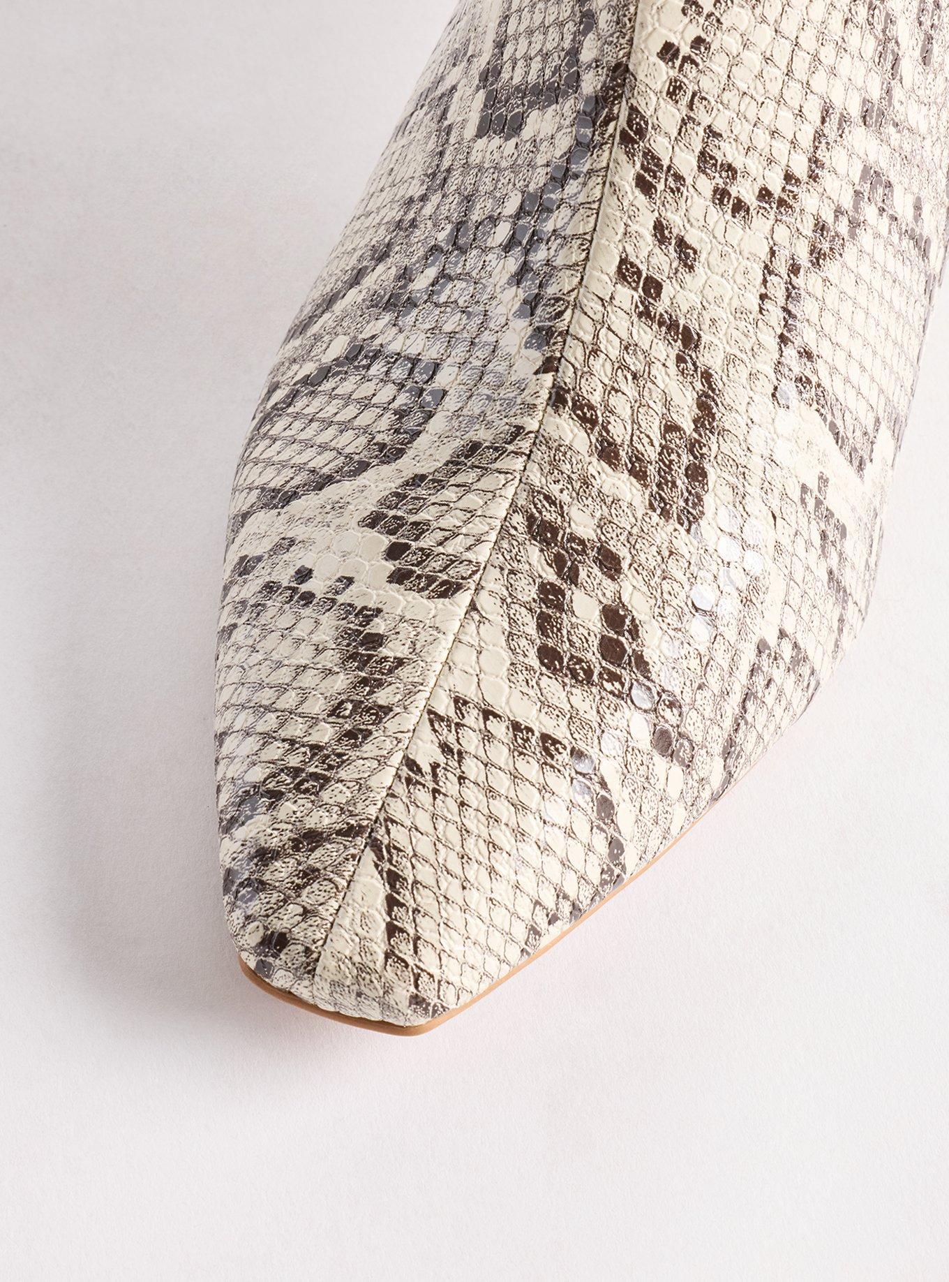 Kitten Heel Bootie (WW), SNAKE, alternate
