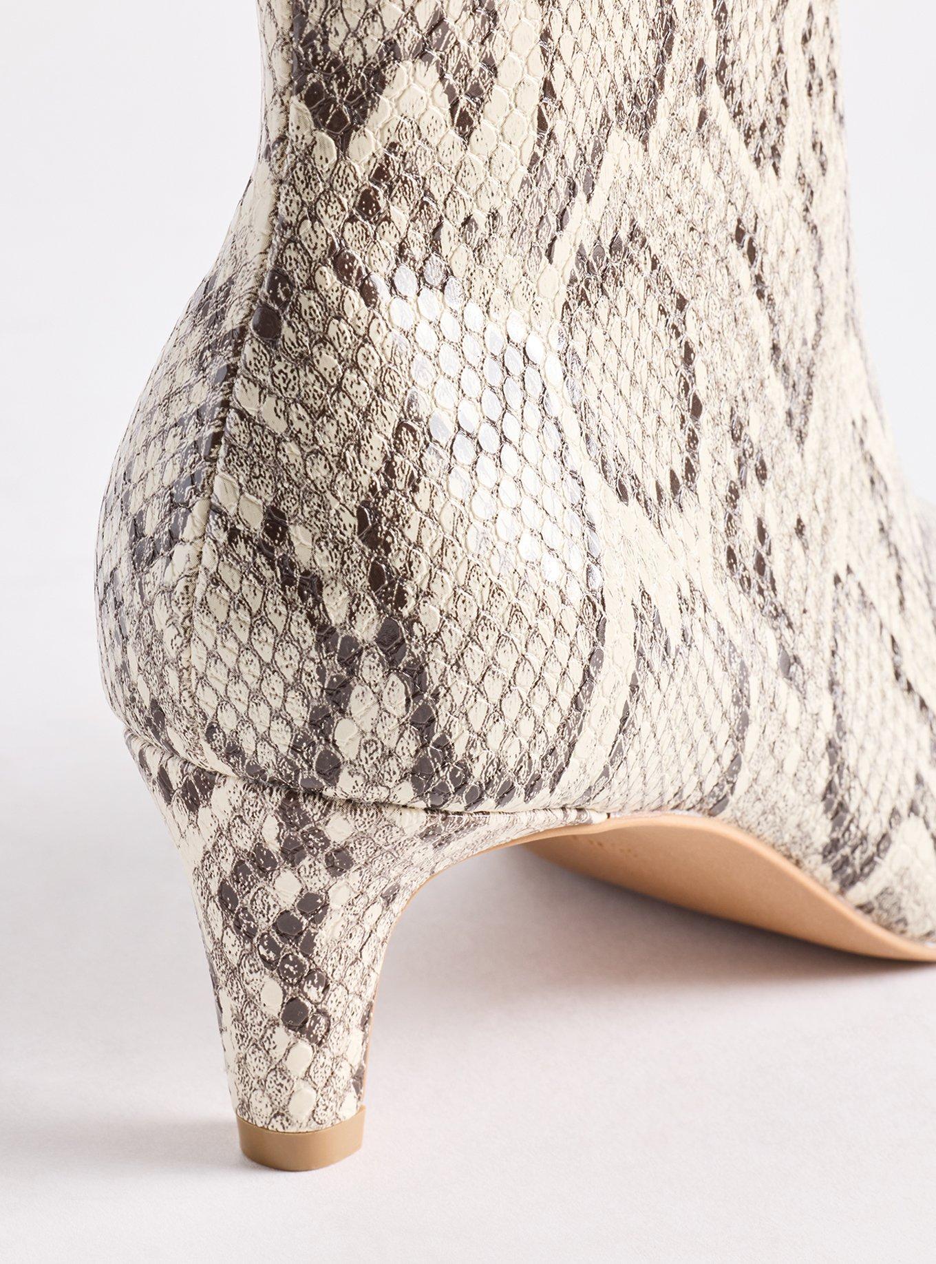 Kitten Heel Bootie (WW), SNAKE, alternate