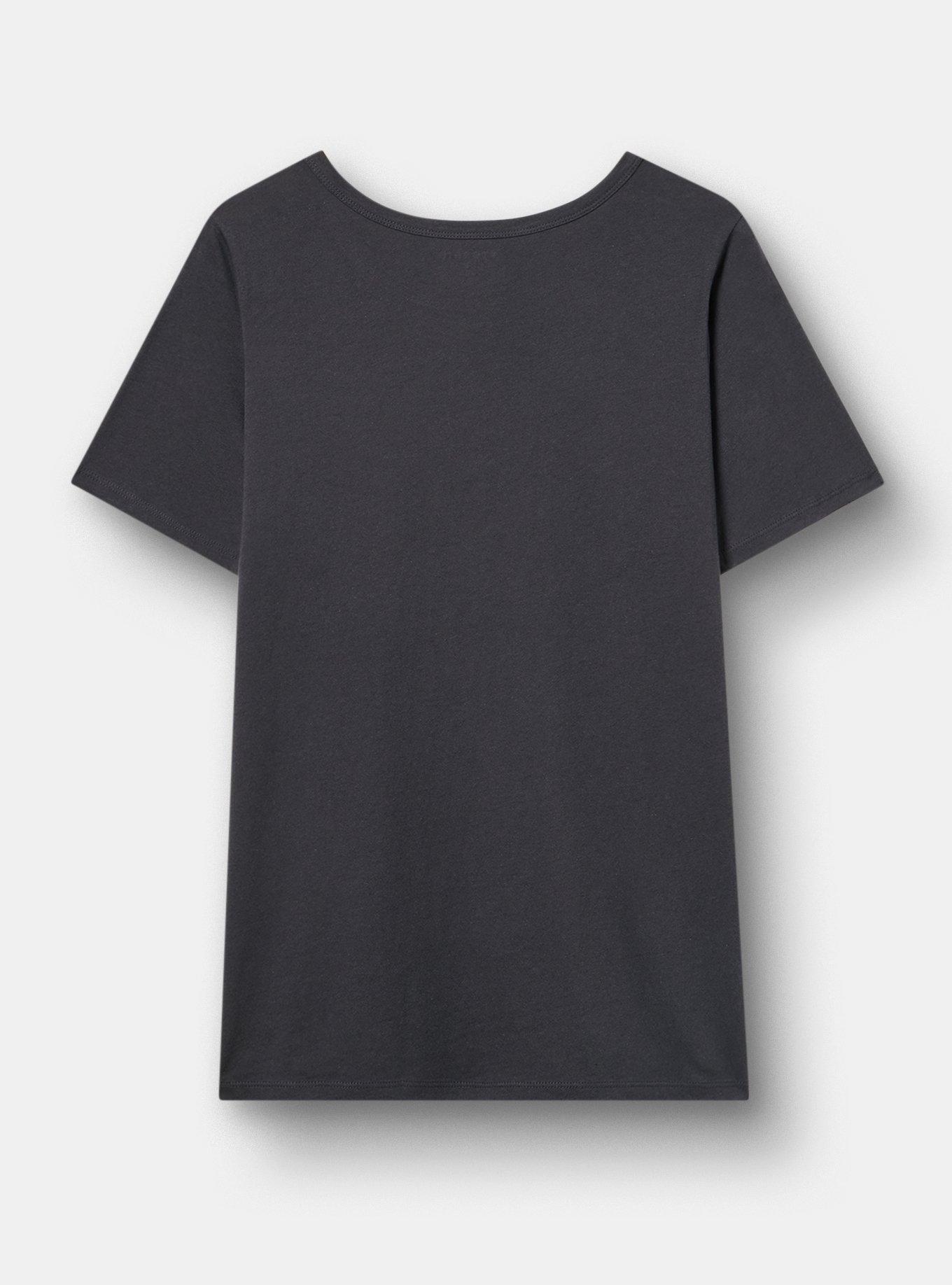 Heritage Jersey Slash Front Tee, FLORAL SPLATTER OBSIDIAN, alternate