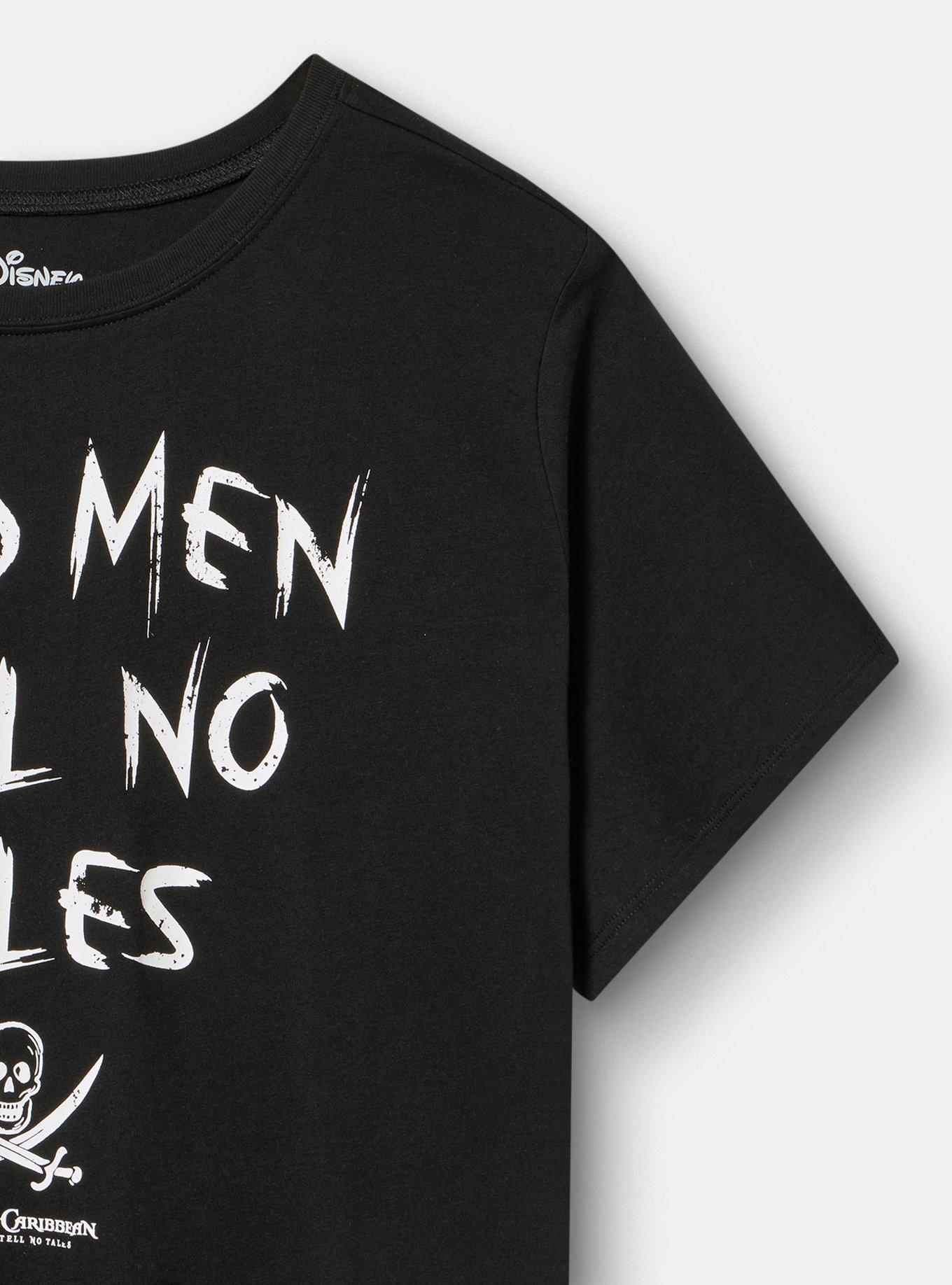 Pirates Of The Caribbean Classic Cotton Crew Tee, DEAD MEN TALES DEEP BLACK, alternate