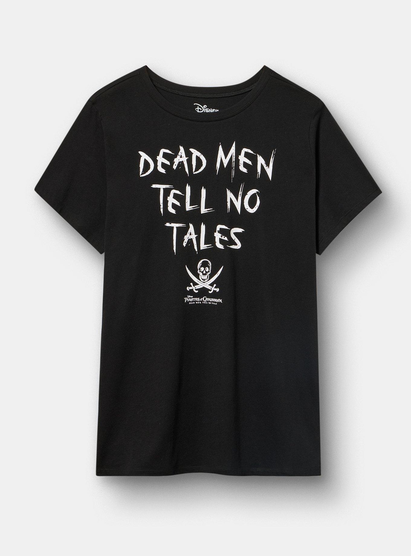 Pirates Of The Caribbean Classic Cotton Crew Tee, DEAD MEN TALES DEEP BLACK, hi-res