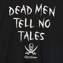 Pirates Of The Caribbean Classic Cotton Crew Tee, DEAD MEN TALES DEEP BLACK, swatch