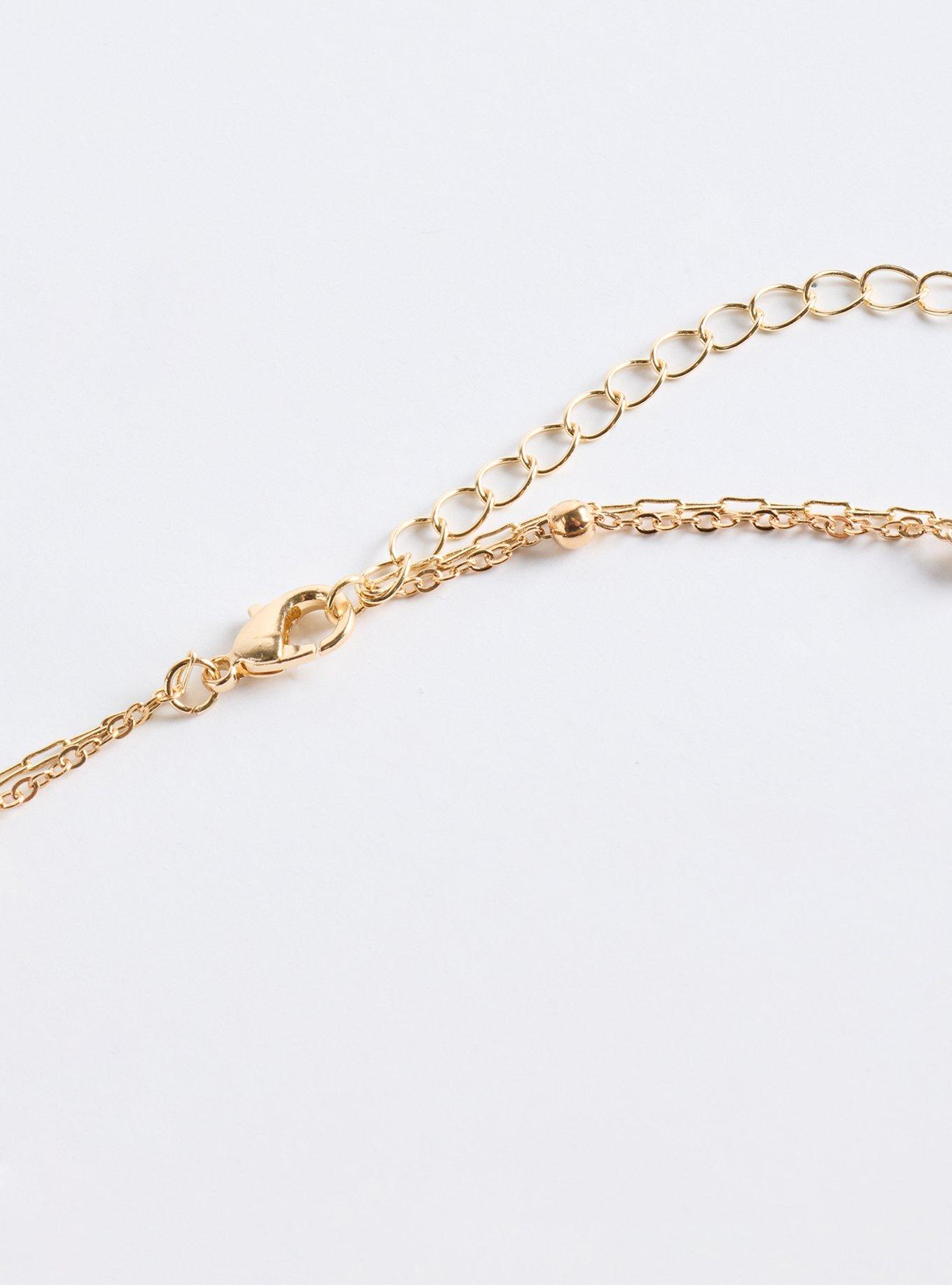 Cross Layered Necklace, , alternate