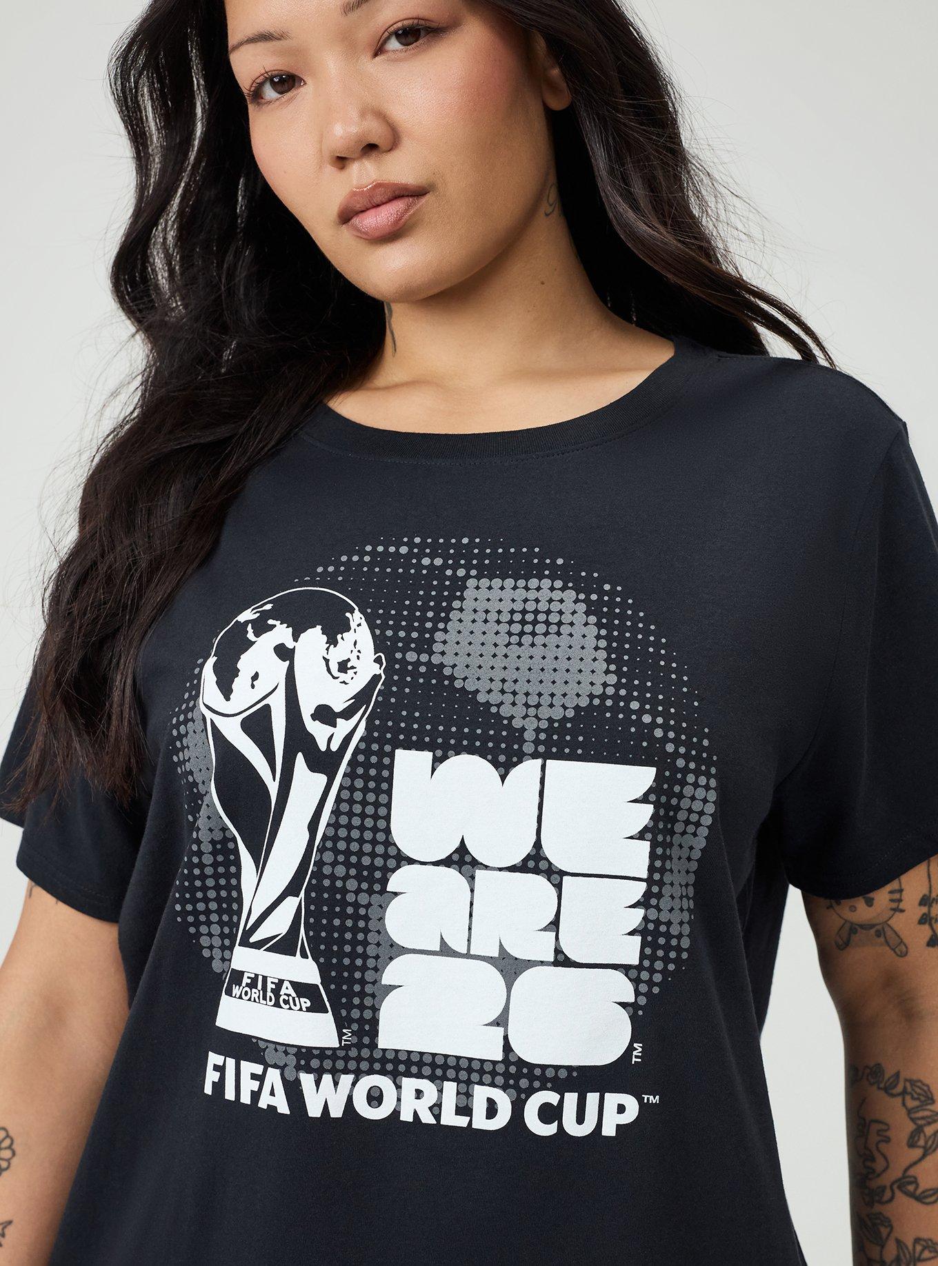 FIFA Logo Classic Cotton Tee, DEEP BLACK, alternate