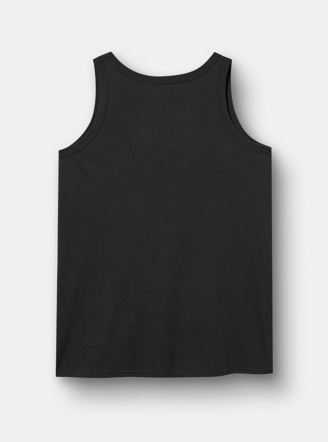 CBGB Classic Fit Cotton Tank, DEEP BLACK, alternate