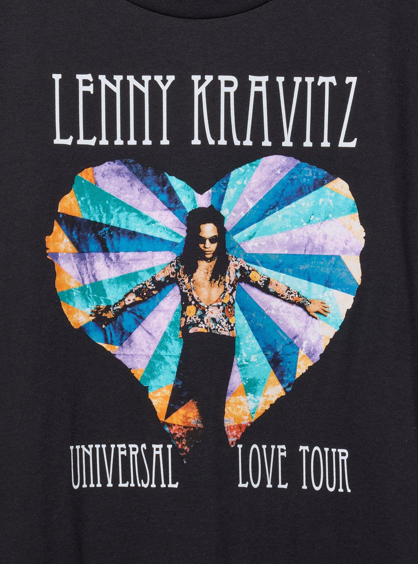 Lenny Kravitz Classic Cotton Crew Tee, DEEP BLACK, alternate