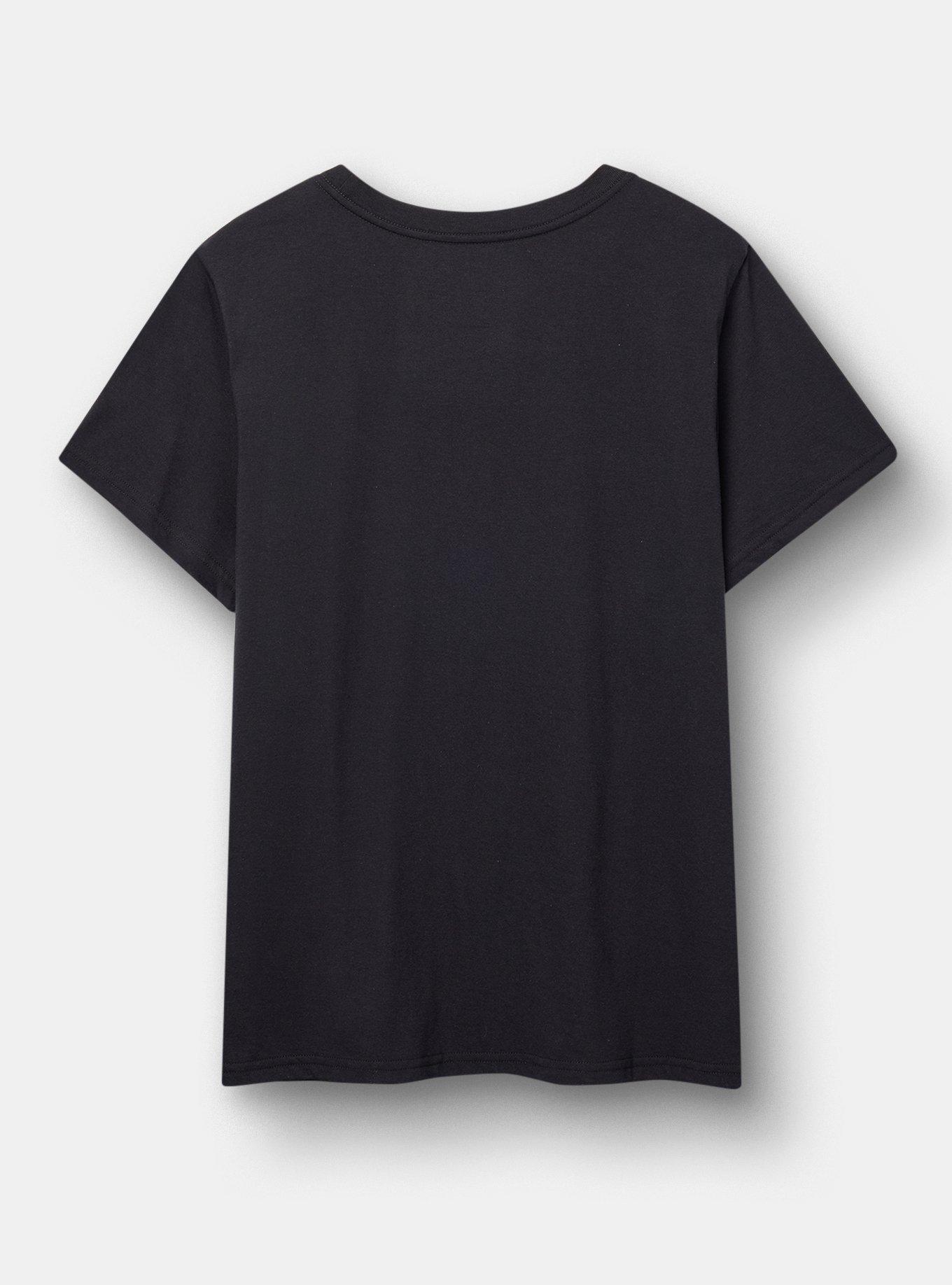 Lenny Kravitz Classic Cotton Crew Tee, DEEP BLACK, alternate