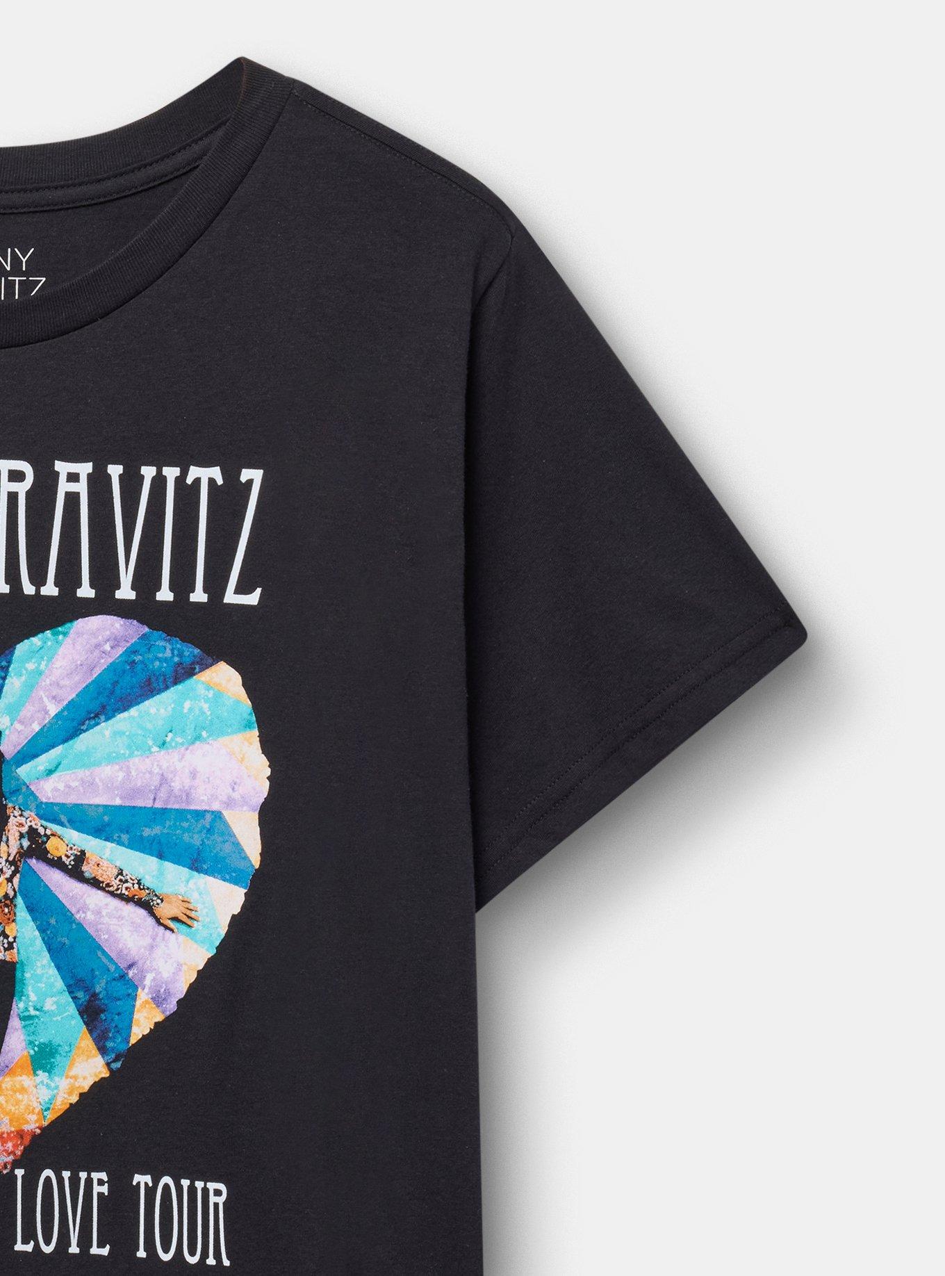 Lenny Kravitz Classic Cotton Crew Tee, DEEP BLACK, alternate