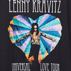 Lenny Kravitz Classic Cotton Crew Tee, DEEP BLACK, swatch