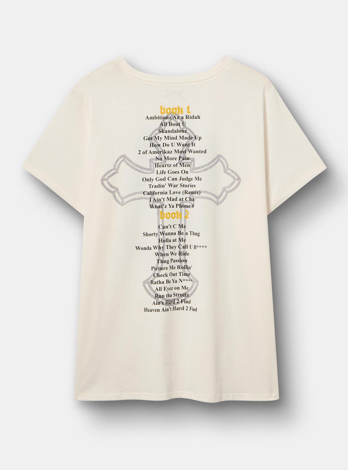 Tupac Classic Cotton Crew Tee, WHISPER WHITE, alternate