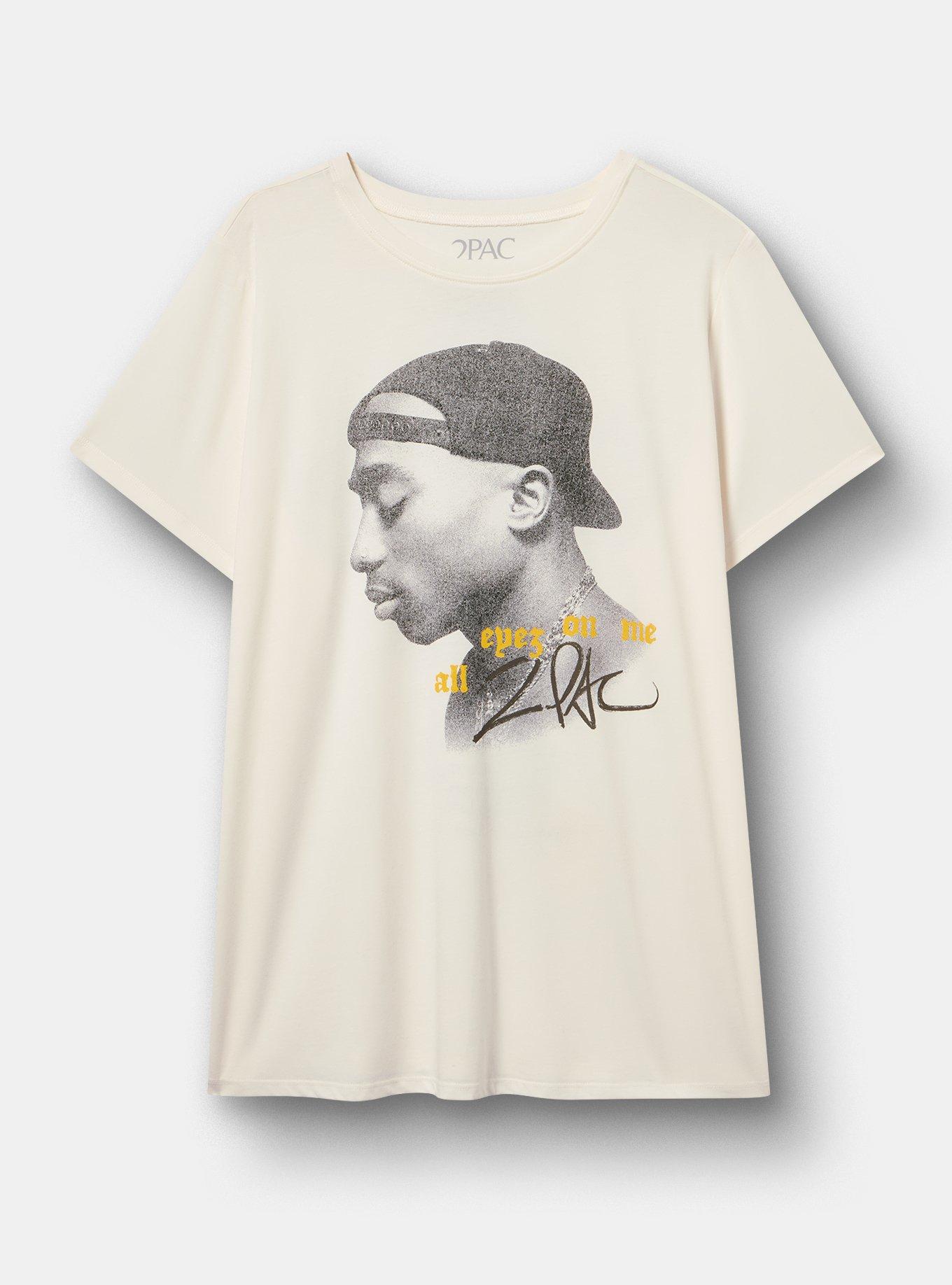 Tupac Classic Cotton Crew Tee, WHISPER WHITE, hi-res