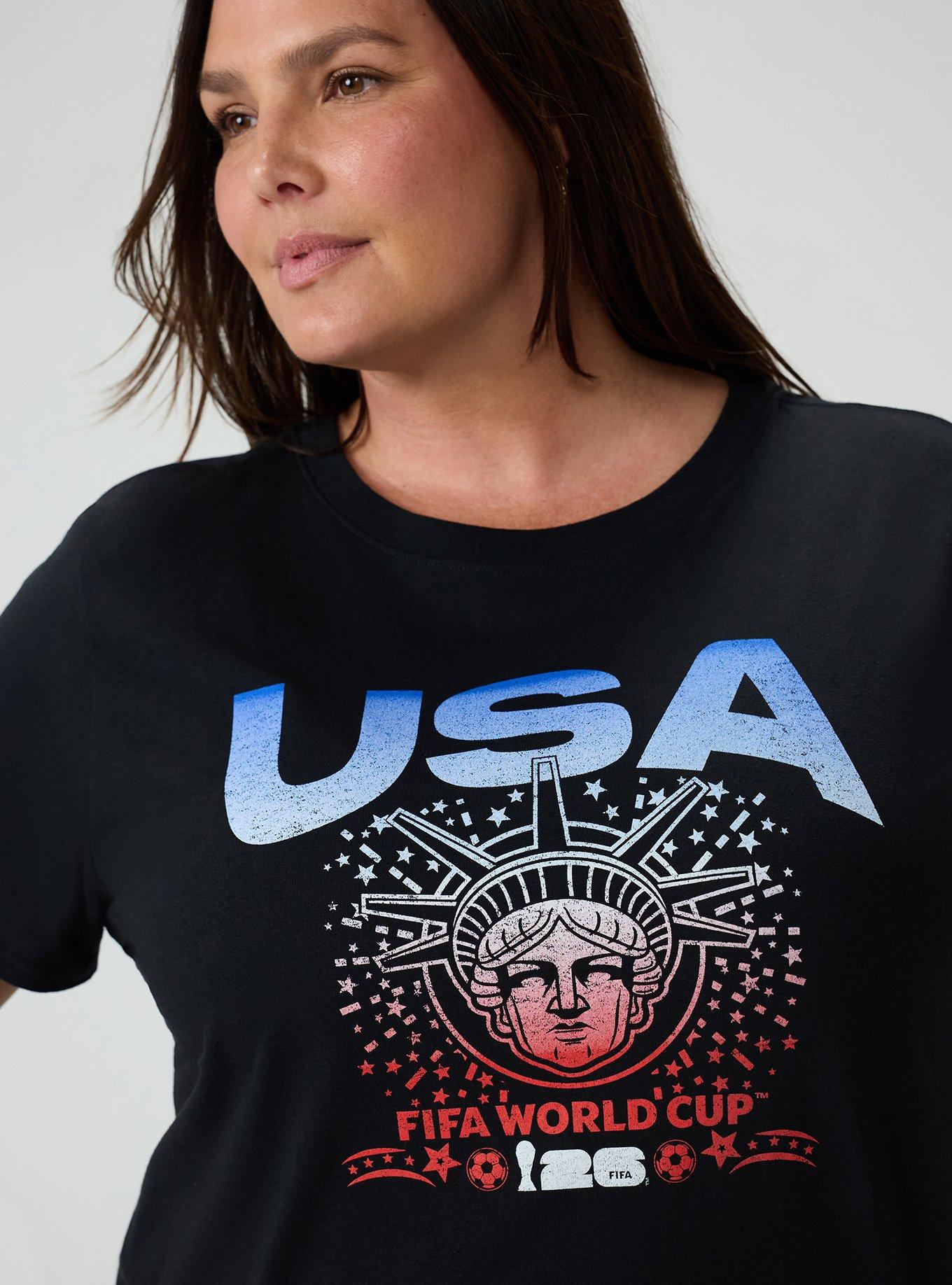 Plus Size - FIFA Team USA Classic Fit Cotton Crew Tee - Torrid