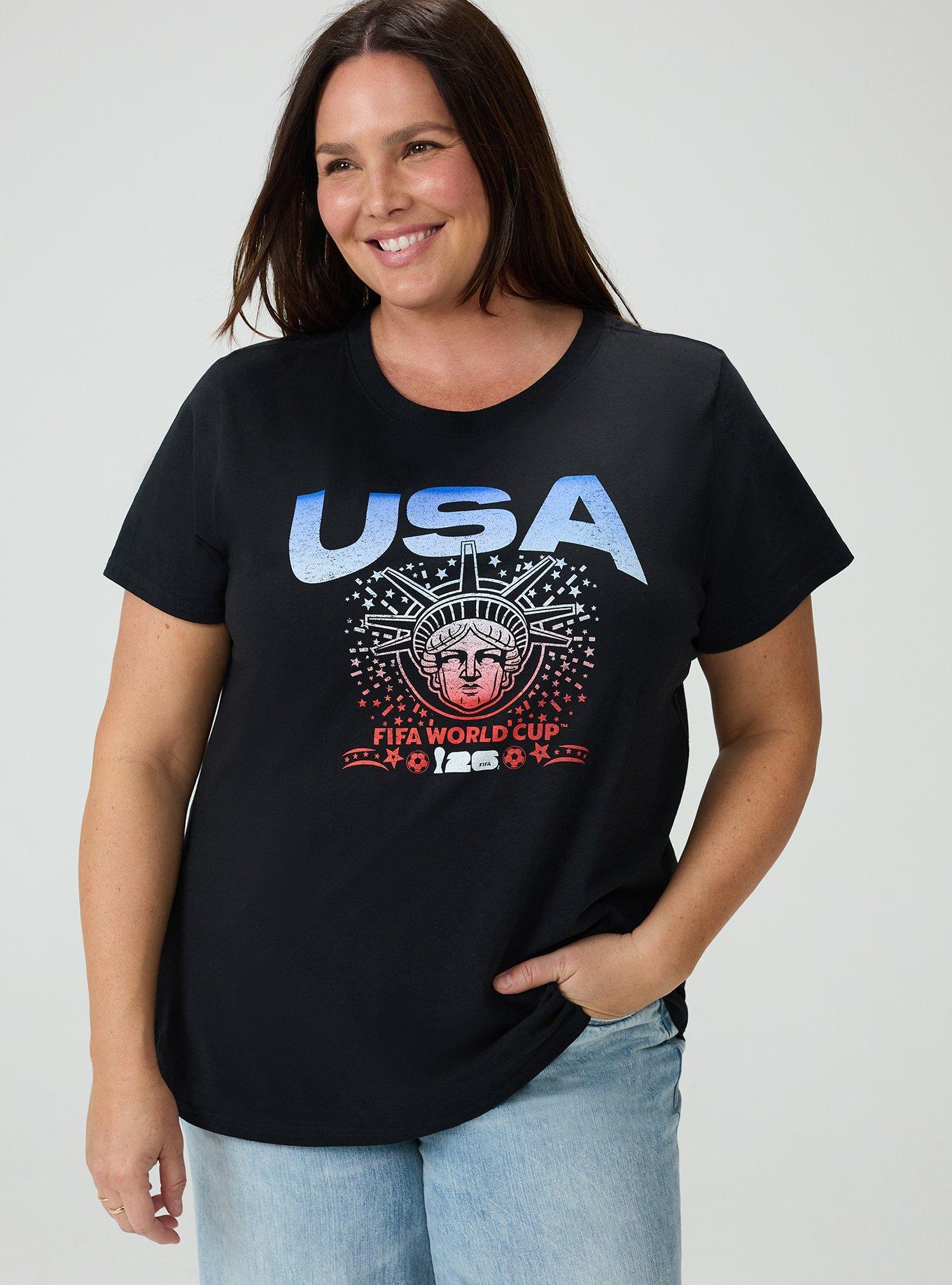 Plus Size - FIFA Team USA Classic Fit Cotton Crew Tee - Torrid