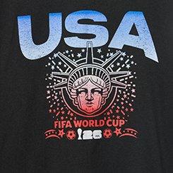 FIFA Team USA Classic Fit Cotton Crew Tee, DEEP BLACK, swatch