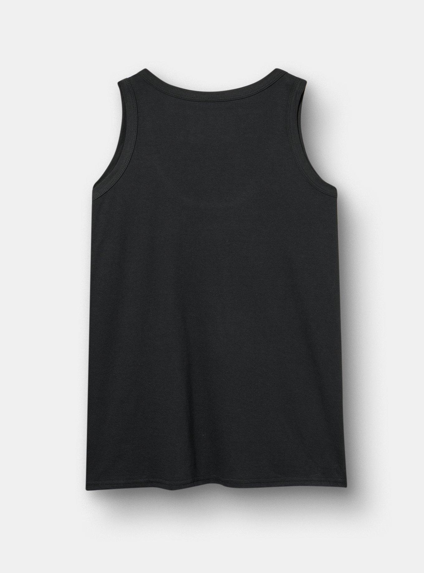 Plus Size Sleep Token Classic Cotton Tank, DEEP BLACK, alternate