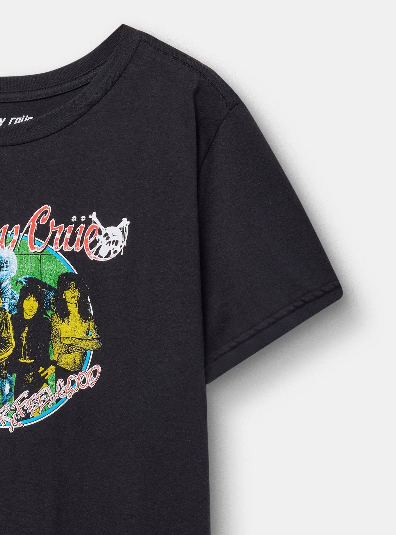 Motley Crue Classic Cotton Crew Tee, DEEP BLACK, alternate