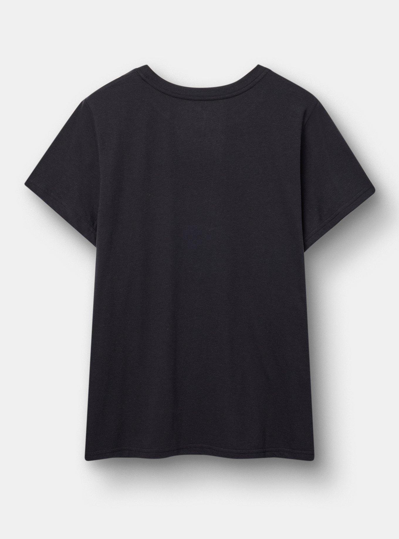Evanescence Classic Cotton Crew Tee, DEEP BLACK, alternate