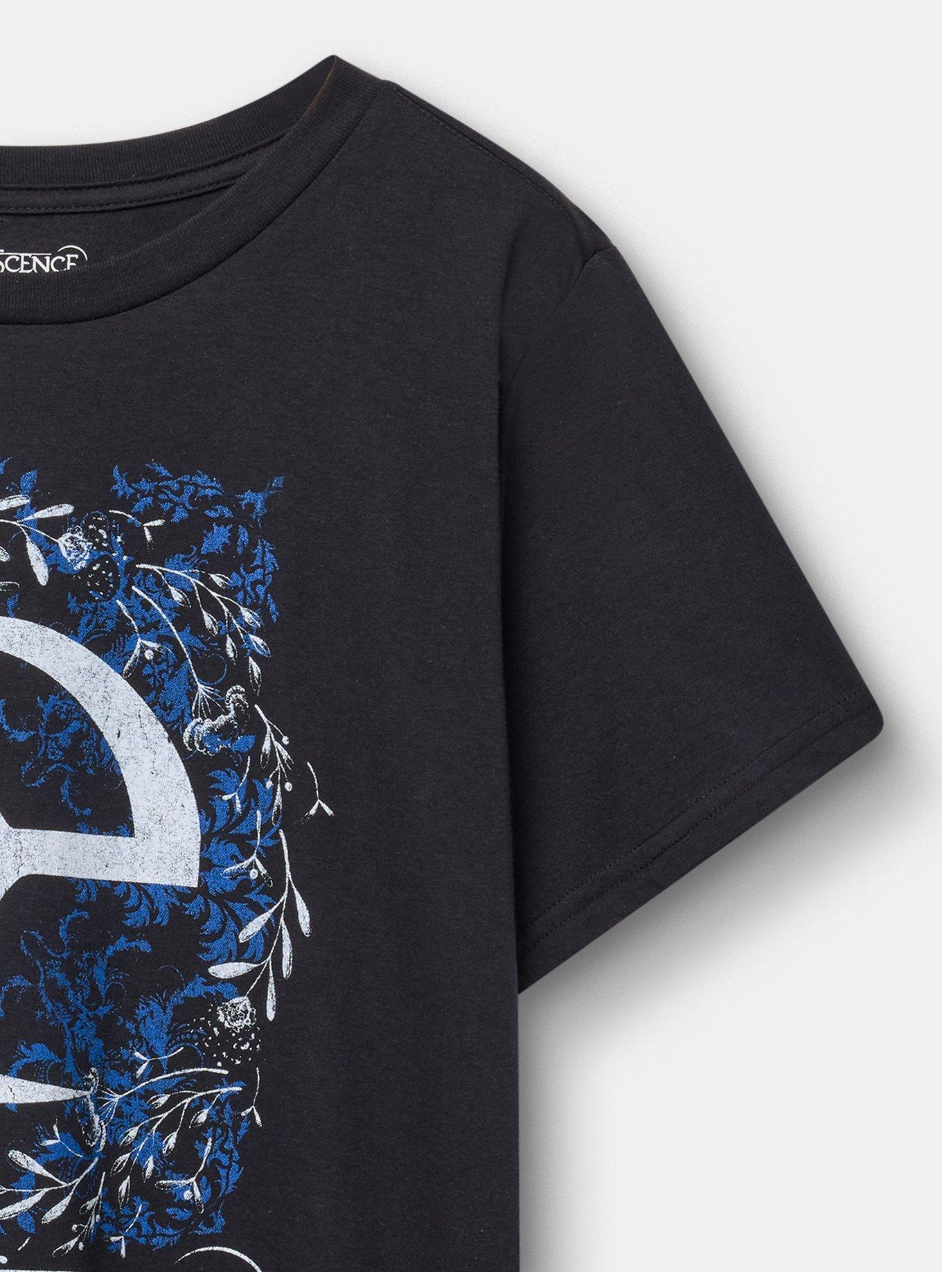 Evanescence Classic Cotton Crew Tee, DEEP BLACK, alternate