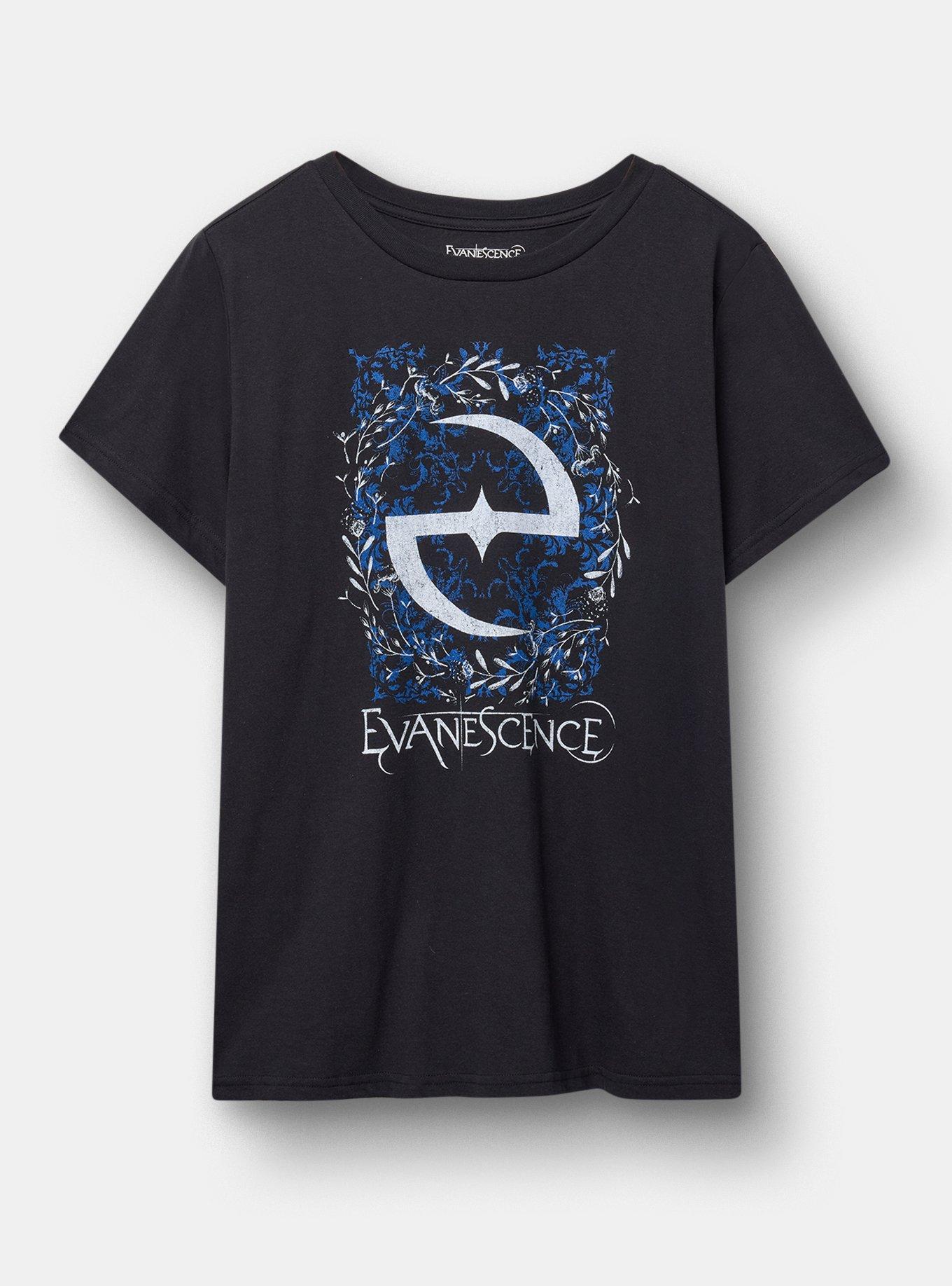 Evanescence グラフィックTシャツ 黒　hyde Plus Size - Evanescence Classic Cotton Crew Tee - Torrid