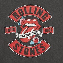 Plus Size Rolling Stones Cotton Roll Sleeve Muscle Tank, VINTAGE BLACK, swatch