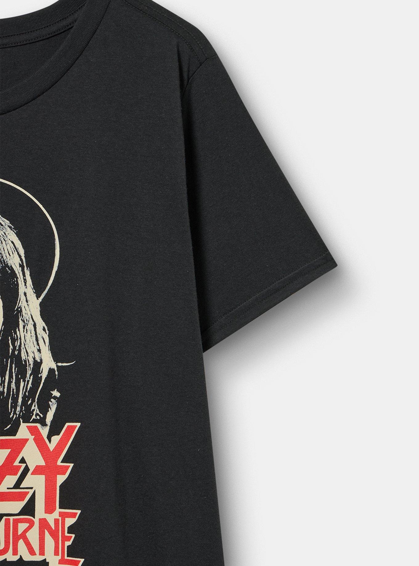 Ozzy Osbourne Classic Cotton Crew Tee, DEEP BLACK, alternate