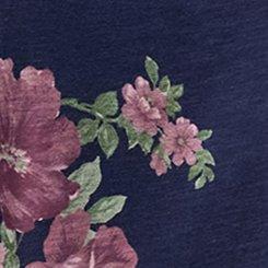 Heritage Slub V-Neck Pocket Tee, SHAYLA FLORAL PEACOAT, swatch