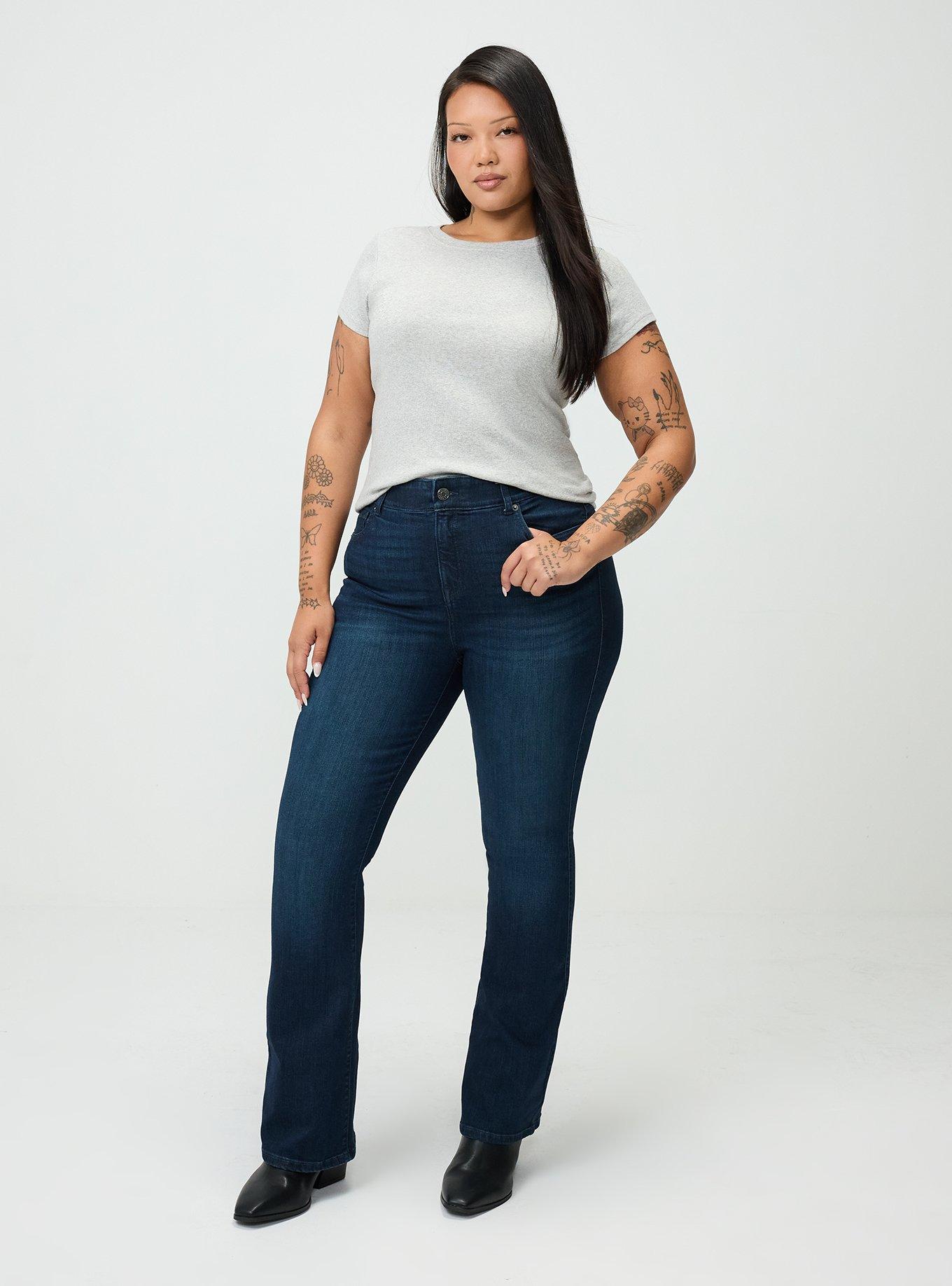 Plus Size Bombshell High-Rise Slim Boot, MARINA, hi-res