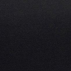 Plus Size Girlfriend Signature Jersey V-Neck Flutter Sleeve Tee, DEEP BLACK, swatch
