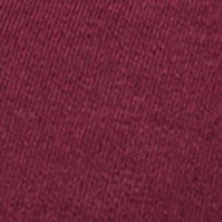 Plus Size Girlfriend Signature Jersey V-Neck Flutter Sleeve Tee, MAROON BANNER, swatch