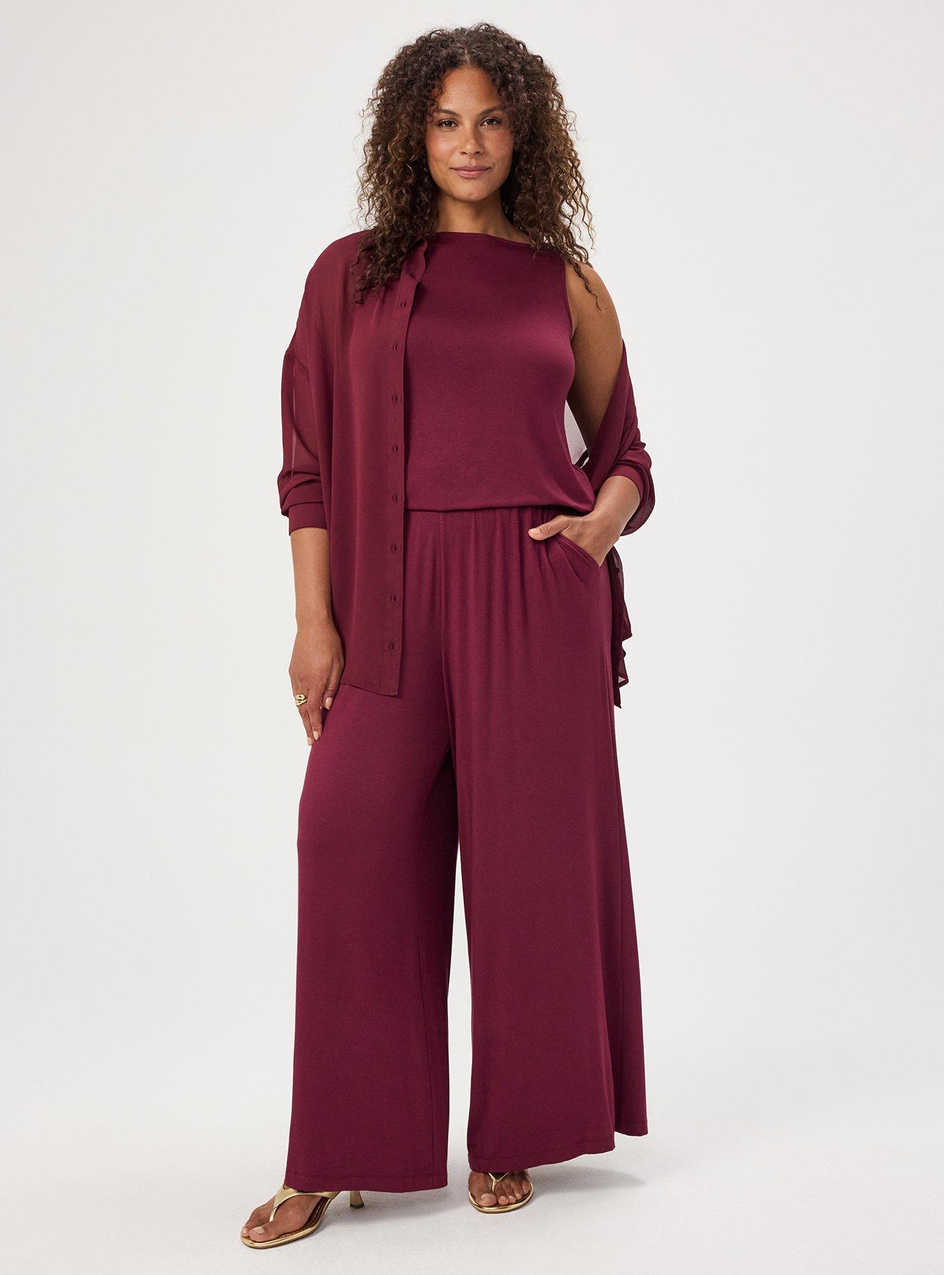 Super Soft Boat Neck Top, MAROON BANNER, alternate