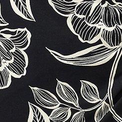 Super Soft Boat Neck Top, NOVA FLORAL BLACK, swatch