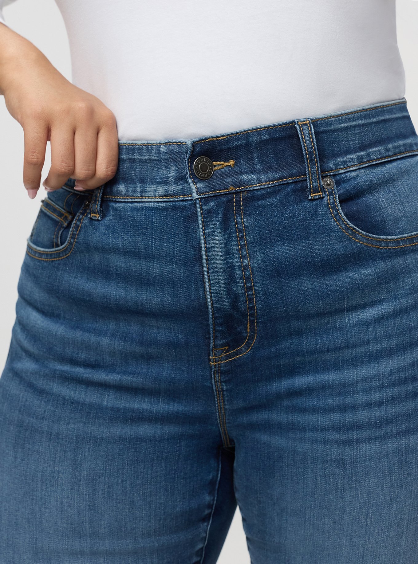 Bombshell High-Rise Super Flare Jean, STELLIUM, alternate