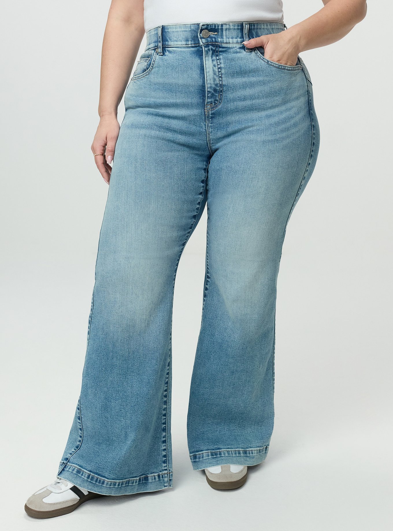 Bombshell High-Rise Super Flare Jean, GAIA, alternate