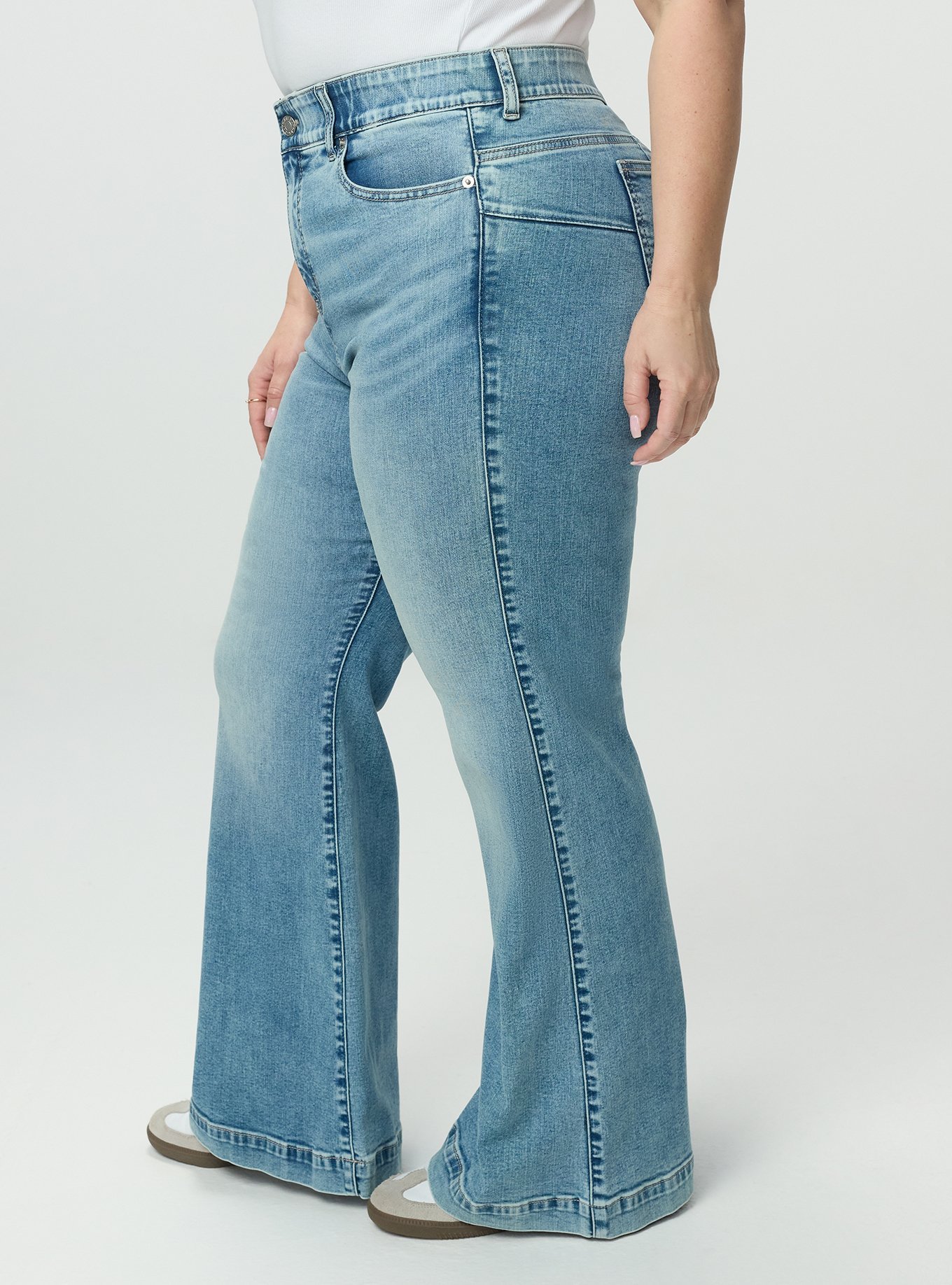 Bombshell High-Rise Super Flare Jean, GAIA, alternate
