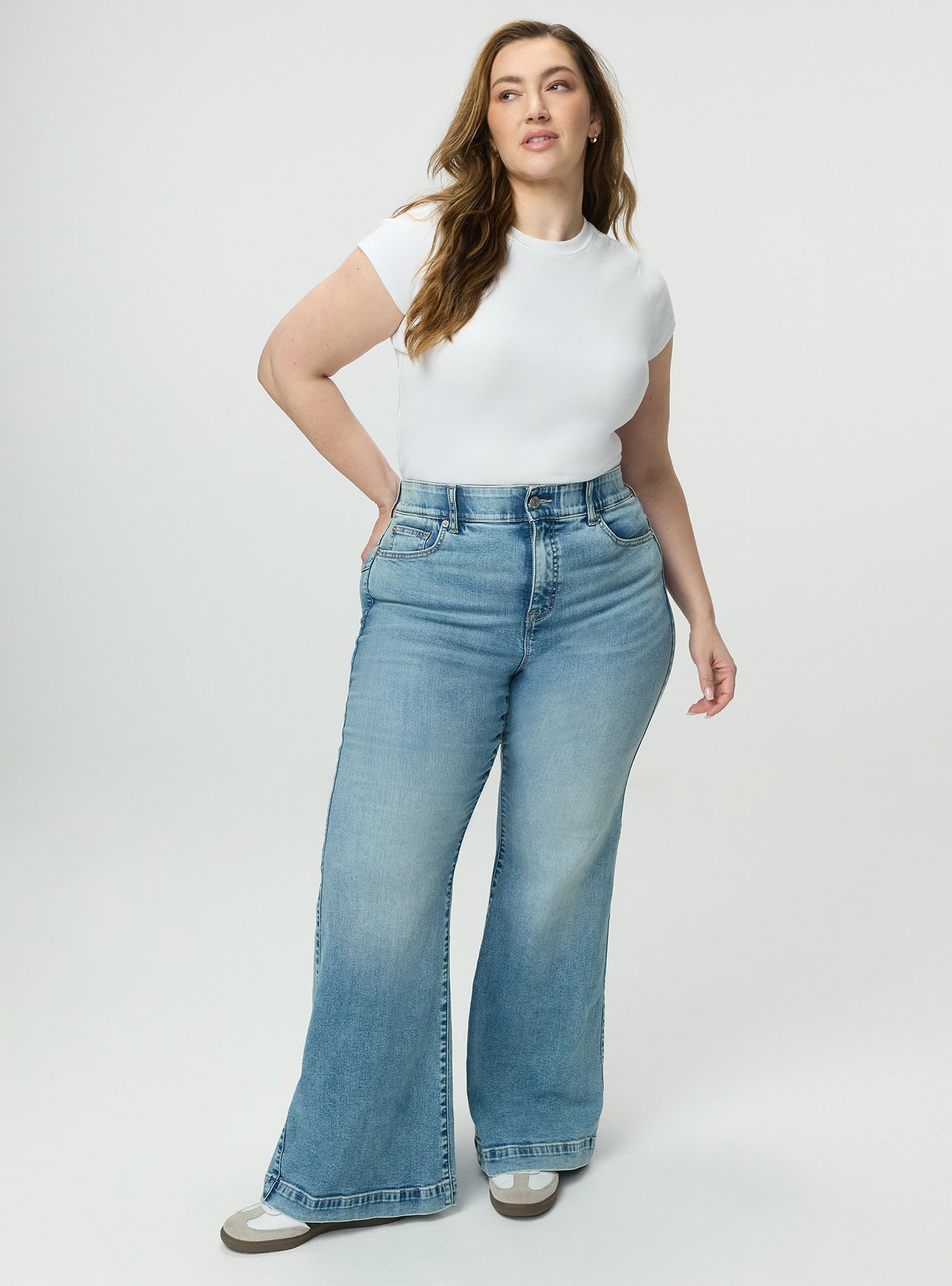 Bombshell High-Rise Super Flare Jean, GAIA, alternate