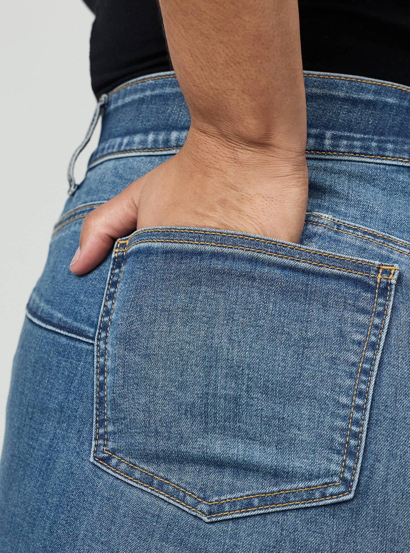Bombshell Super Flare High-Rise Jean, EUROPA, alternate