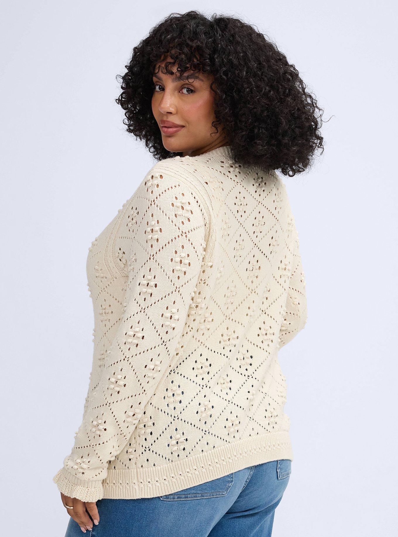 Belle Isle Ruffle Sleeve Cardigan, WHITE SWAN, alternate