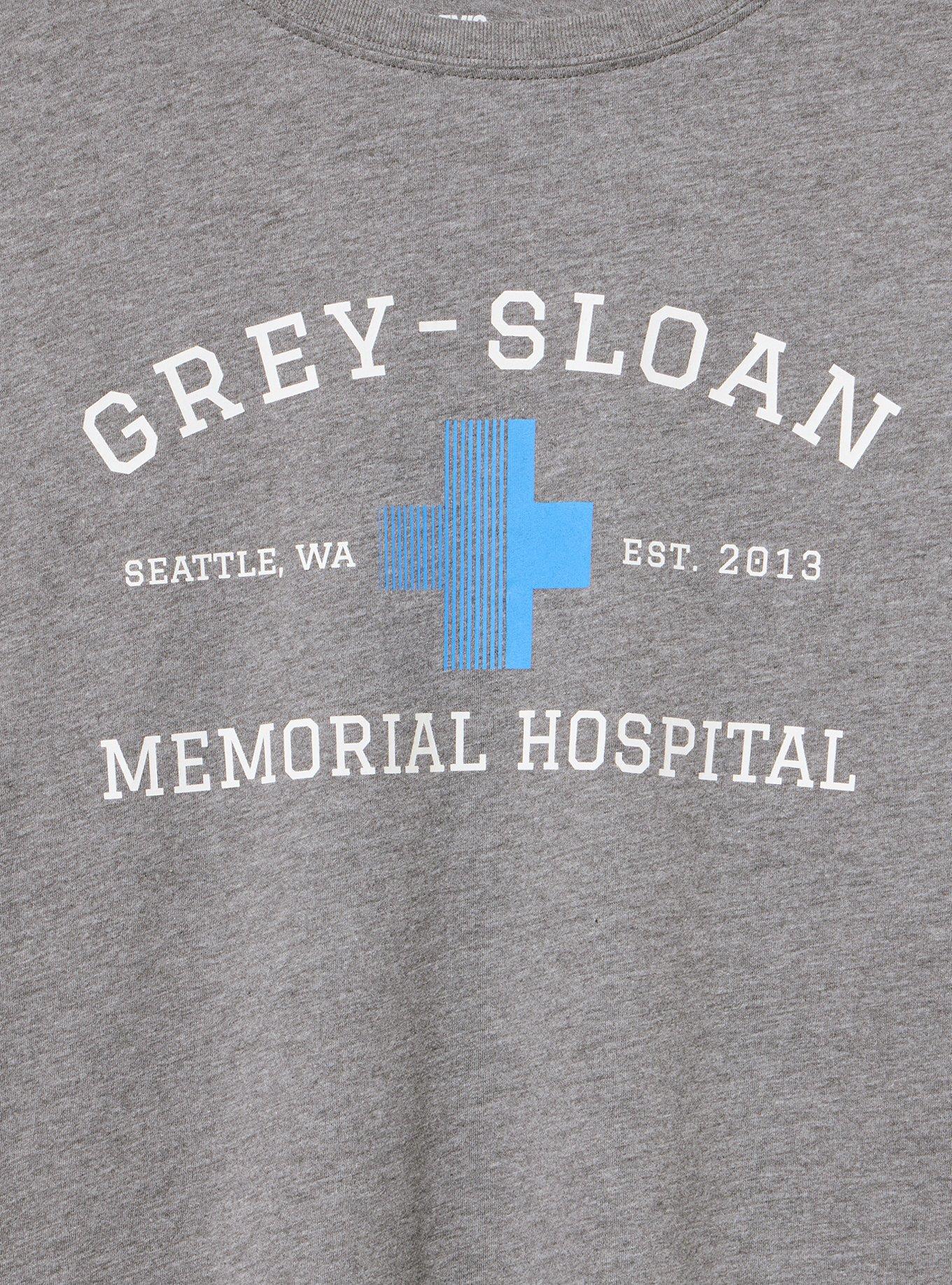 Grey's Anatomy Classic Cotton Crew Tee, MEDIUM HEATHER GREY, alternate