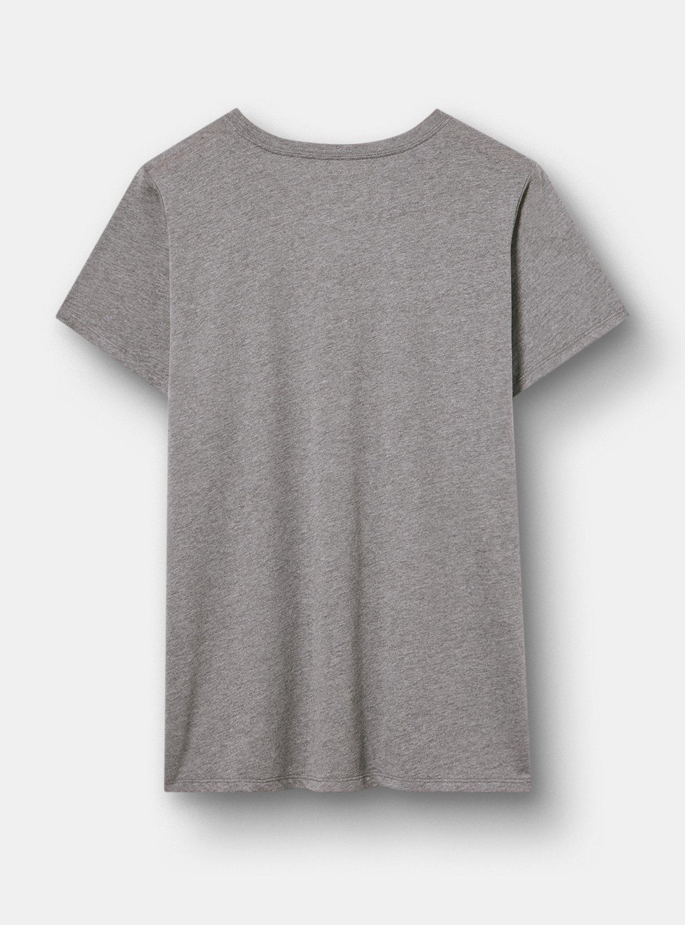 Grey's Anatomy Classic Cotton Crew Tee, MEDIUM HEATHER GREY, alternate