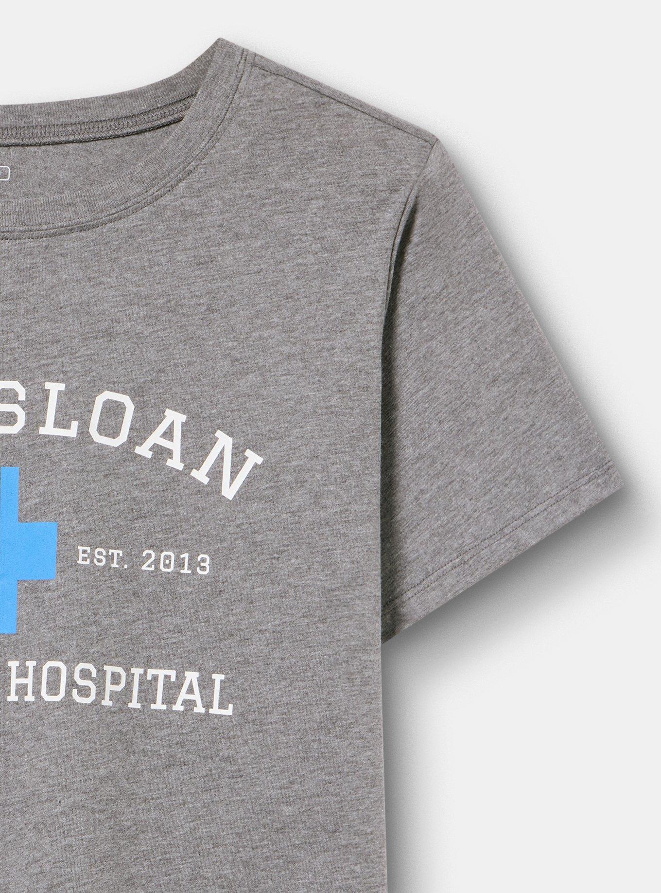 Grey's Anatomy Classic Cotton Crew Tee, MEDIUM HEATHER GREY, alternate