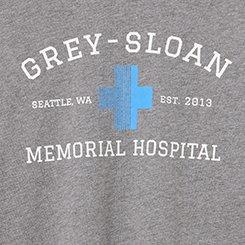 Grey's Anatomy Classic Cotton Crew Tee, MEDIUM HEATHER GREY, swatch