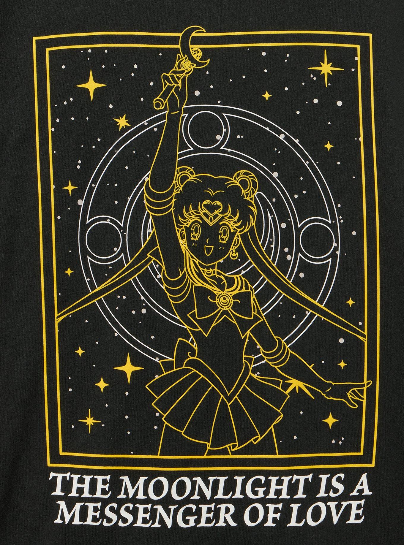 Sailor Moon Classic Cotton Crew Tee, DEEP BLACK, alternate