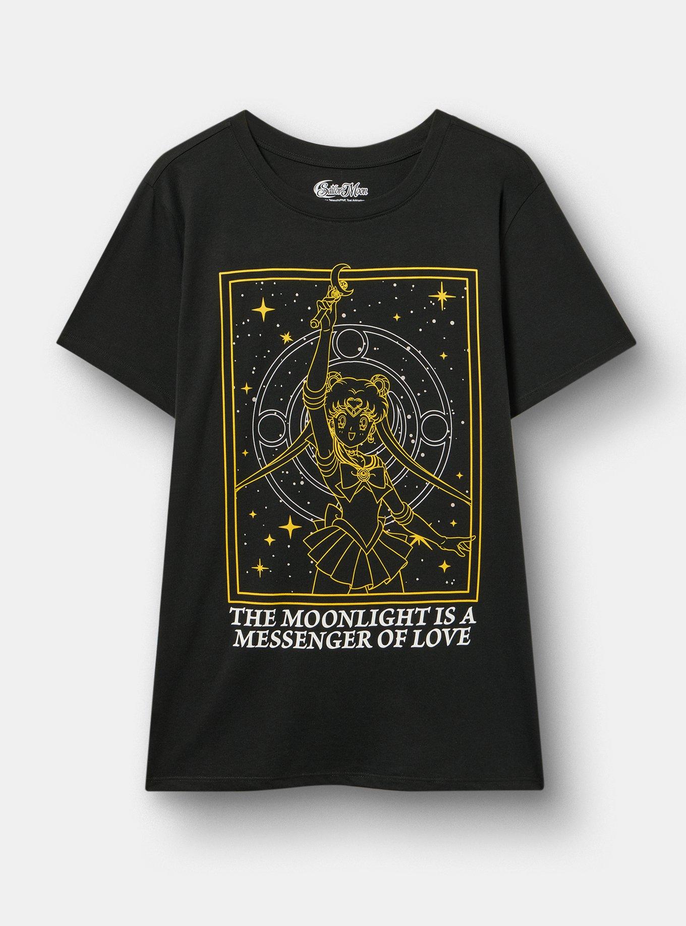 Sailor Moon Classic Cotton Crew Tee, DEEP BLACK, hi-res