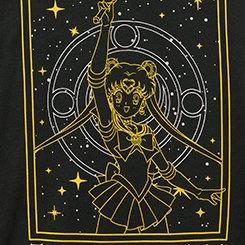 Sailor Moon Classic Cotton Crew Tee, DEEP BLACK, swatch