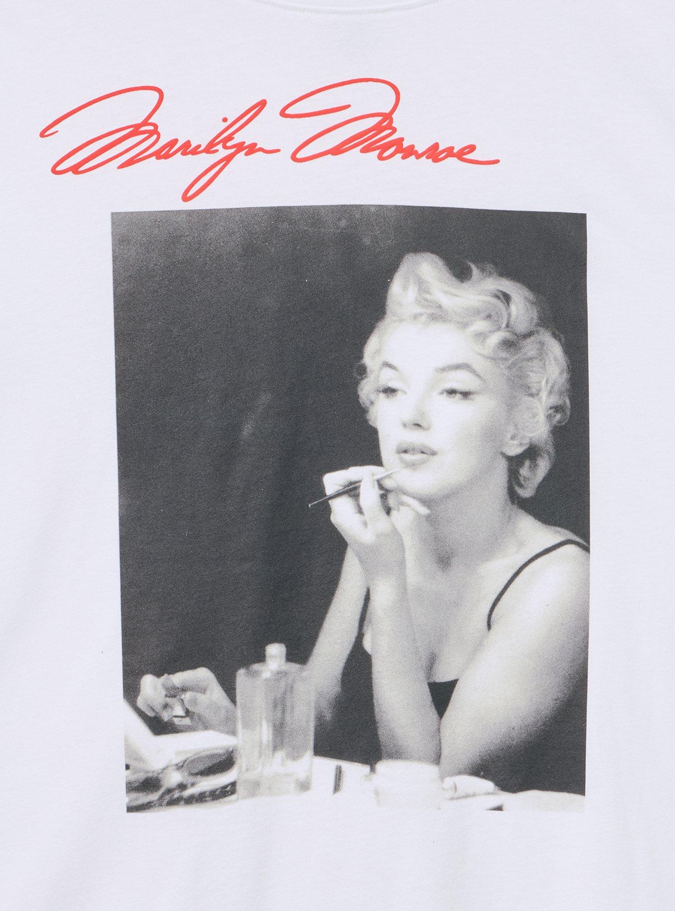 Marilyn Monroe Classic Cotton Crew Tee, BRIGHT WHITE, alternate